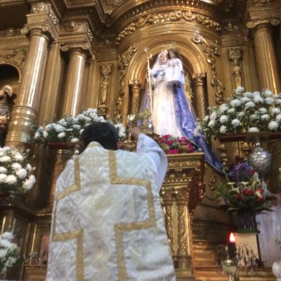 Celebrando misa en Quito Ecuador junio 2016