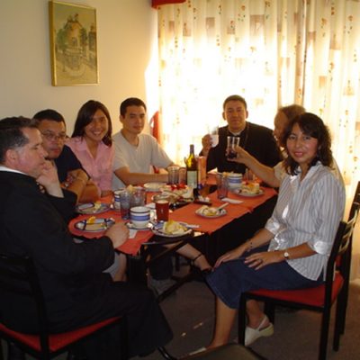 Almuerzo con el Padre Rafael Navas - Santiago de Chile